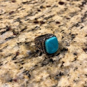 Sterling silver and turquoise Silpada Ring